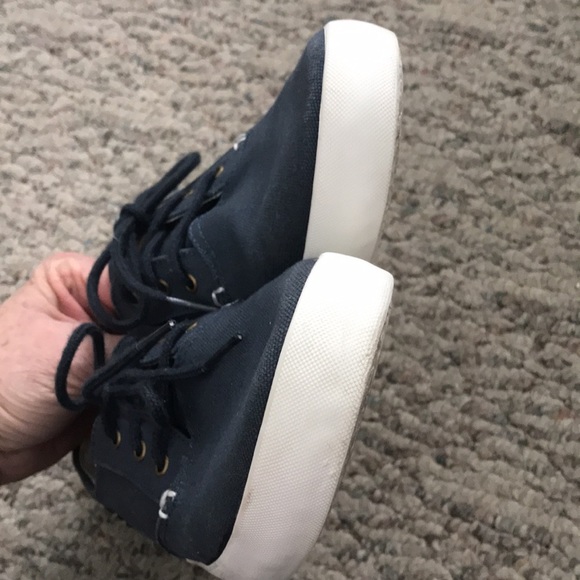 Sperry Bodie Navy Blue Canvas Sneakers - Picture 7 of 8
